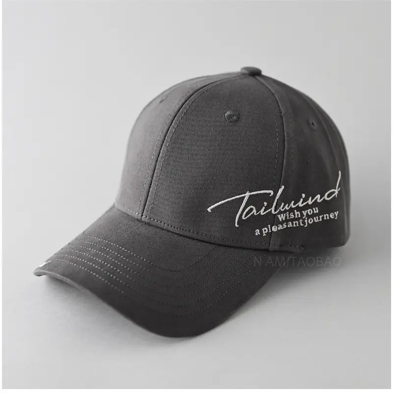 White Tailwind Cap for Men Women Big Head Baseball Cap - Image 4