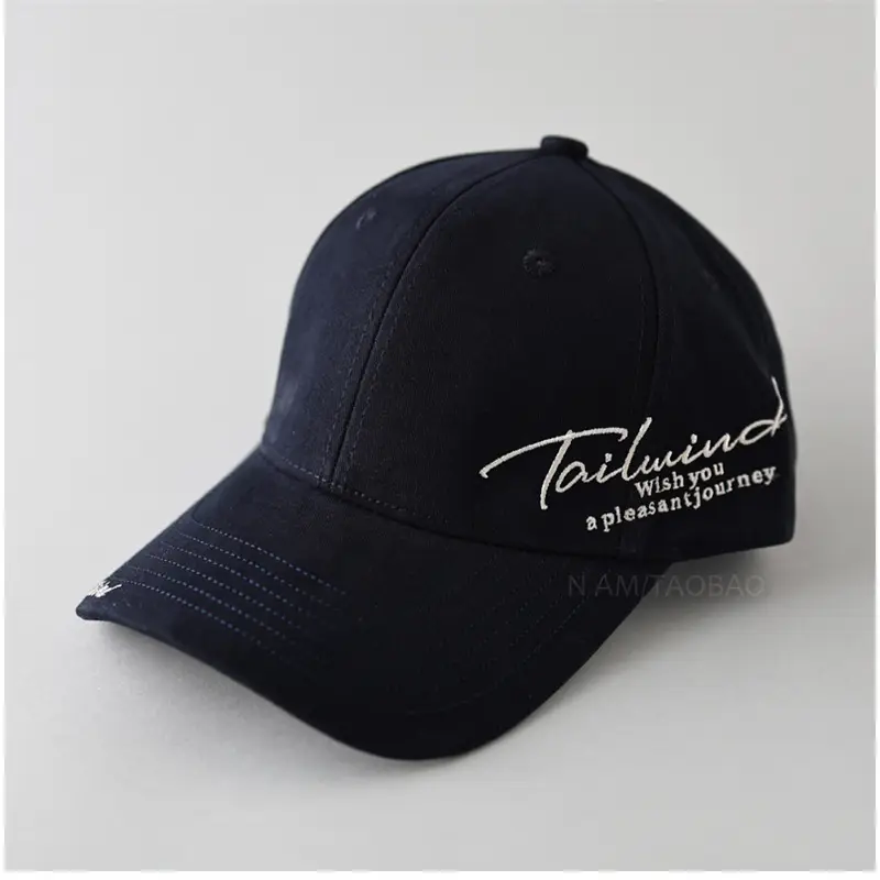 White Tailwind Cap for Men Women Big Head Baseball Cap - Image 5