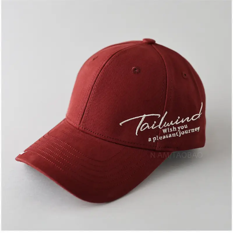 White Tailwind Cap for Men Women Big Head Baseball Cap - Image 6