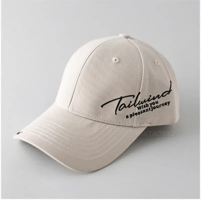 White Tailwind Cap for Men Women Big Head Baseball Cap - Image 7