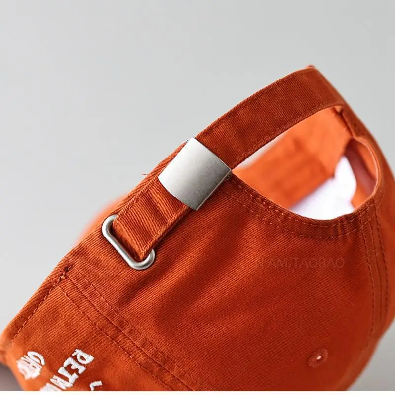 2025 Men's Retro Duck Cap Big Head Baseball Cap Orange - Image 9