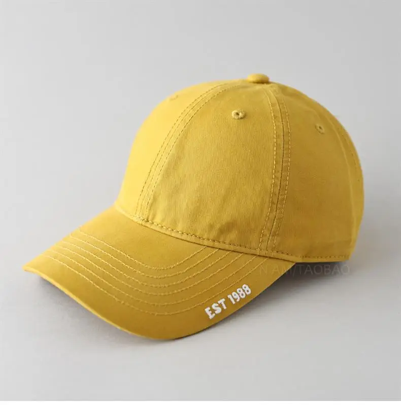 2025 Men's Retro Duck Cap Big Head Baseball Cap Orange — feature 10