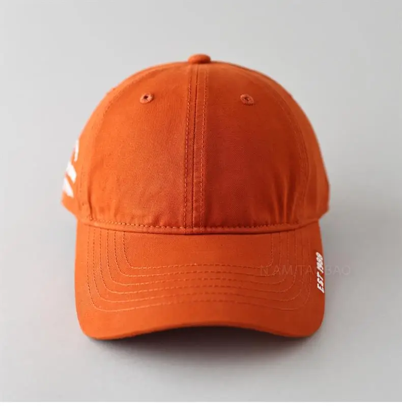 2025 Men's Retro Duck Cap Big Head Baseball Cap Orange — feature 18