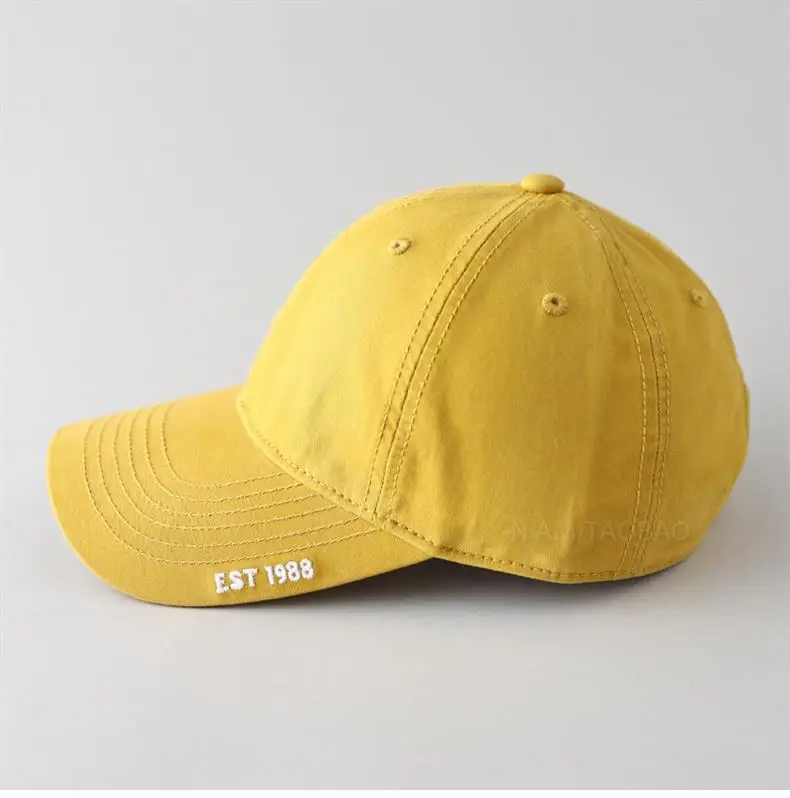 2025 Men's Retro Duck Cap Big Head Baseball Cap Orange — feature 2
