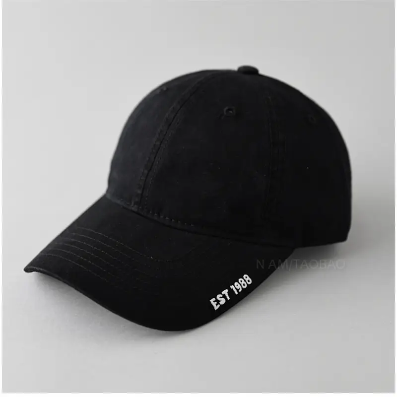 2025 Men's Retro Duck Cap Big Head Baseball Cap Orange - Image 2