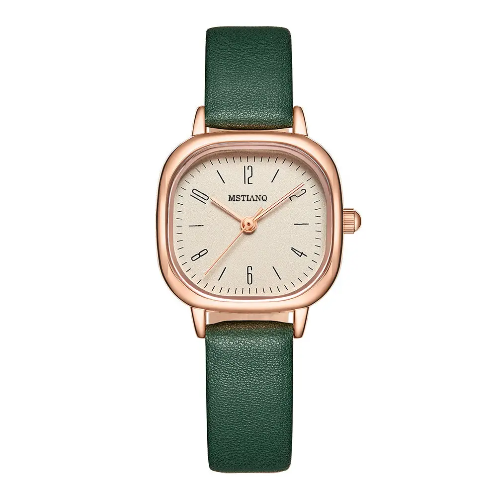 Foreign Trade Square Watch Civil Servant Exam Watch Women's Model Middle School Student Ins College Style Niche High-End Accessible Luxury