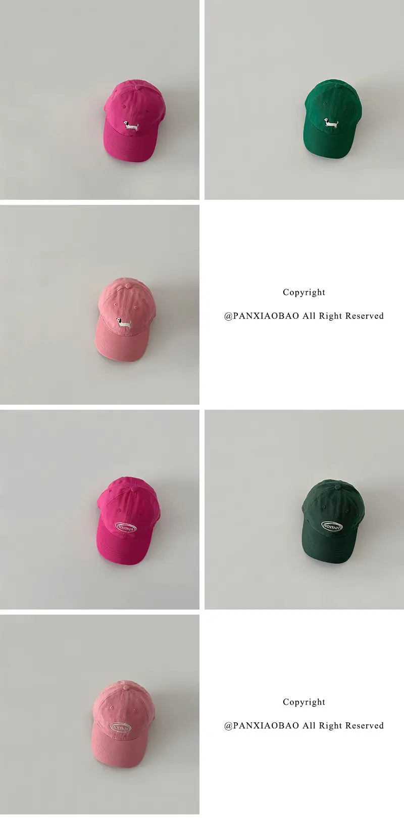 Pink Baseball Cap for Kids Sun Hat — feature 11