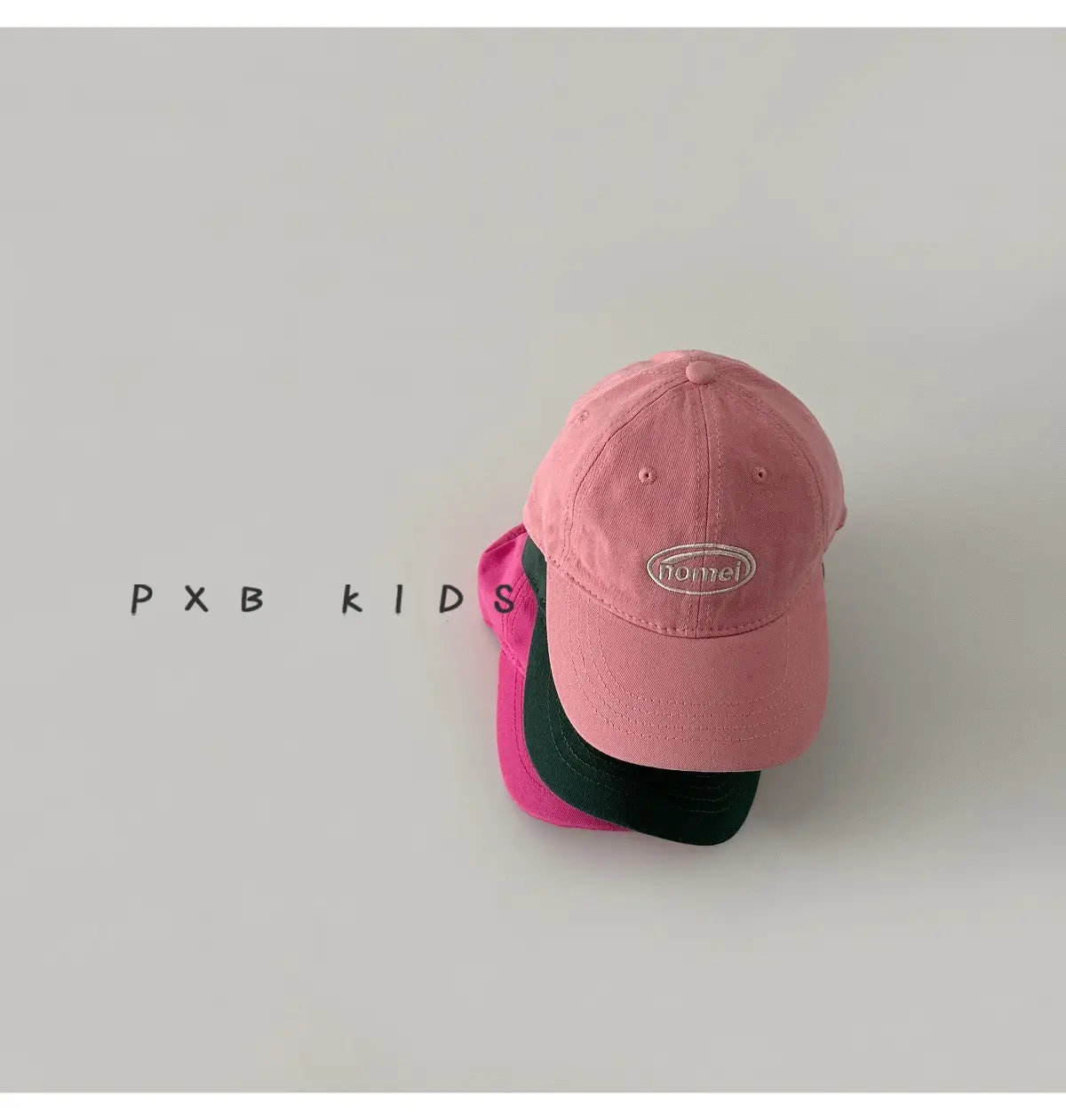 Pink Baseball Cap for Kids Sun Hat — feature 5
