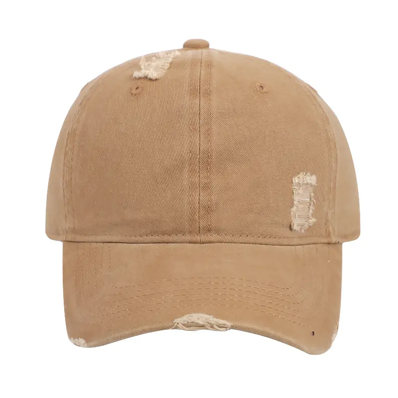 Pure Cotton Baseball Cap Women Men Solid Color Washable - Image 12