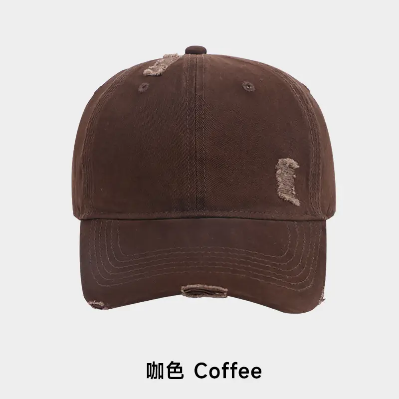 Pure Cotton Baseball Cap Women Men Solid Color Washable - Image 6