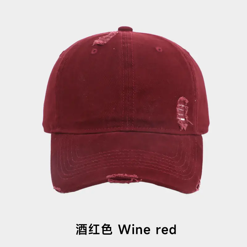 Pure Cotton Baseball Cap Women Men Solid Color Washable - Image 7