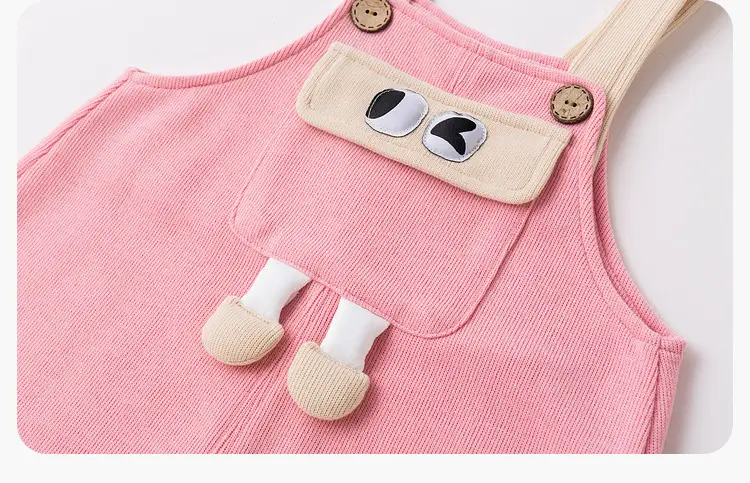 Baby Boy Overalls Green Spring Outfit Two-Piece Set — feature 15
