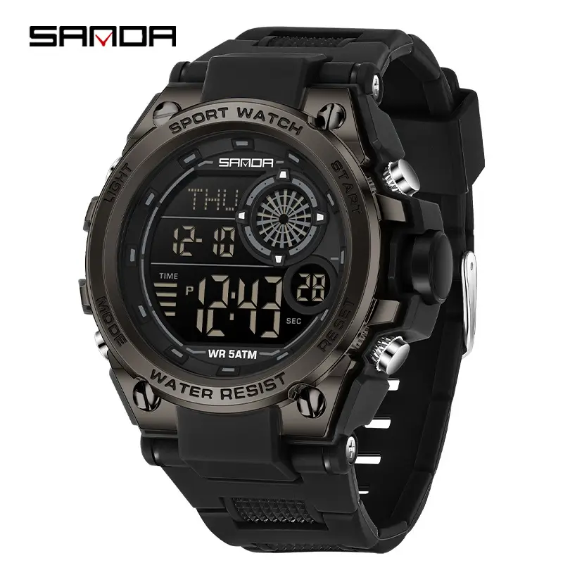 Red Digital Multifunctional Teen Watch - Image 7