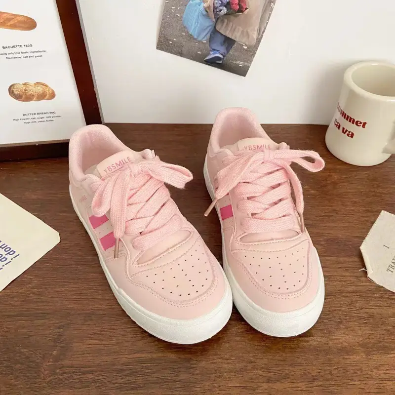 2025 New Spring and Autumn All-match White Shoes Women's Skirt Students' Casual Junior High School Students' Board Shoes Instagram Popular Shoes - Image 5