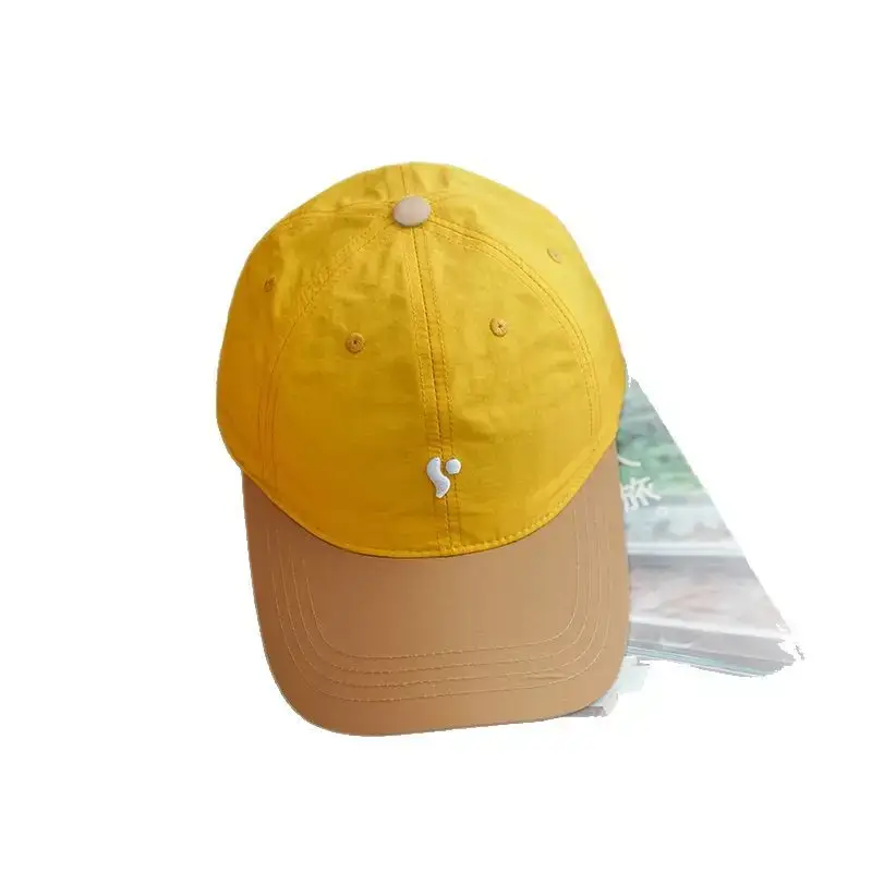 Women's American Style Sun Hat Yellow Blue Waterproof - Image 7