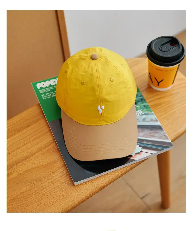 Women's American Style Sun Hat Yellow Blue Waterproof — feature 12