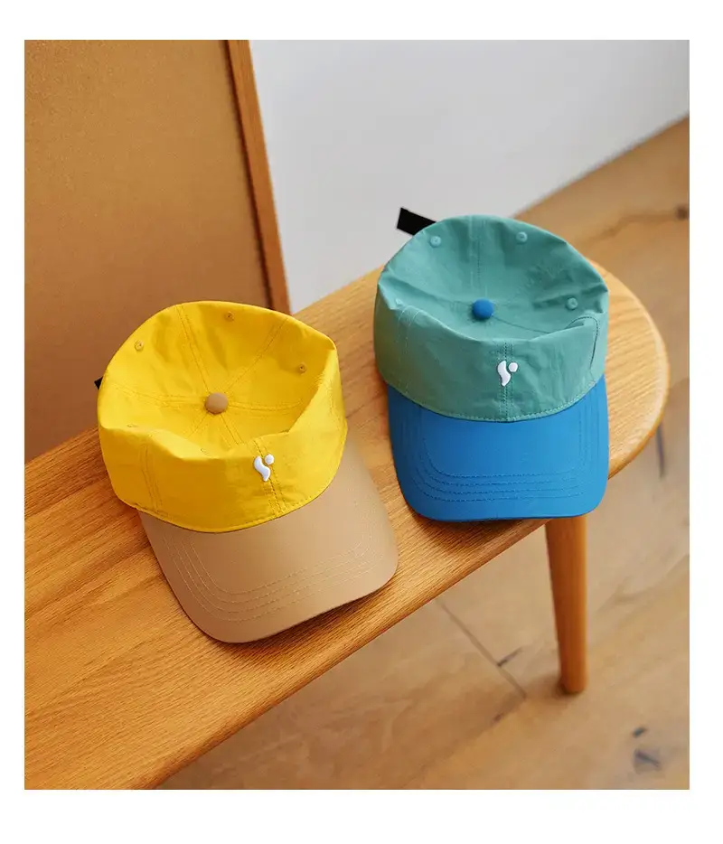 Women's American Style Sun Hat Yellow Blue Waterproof — feature 6