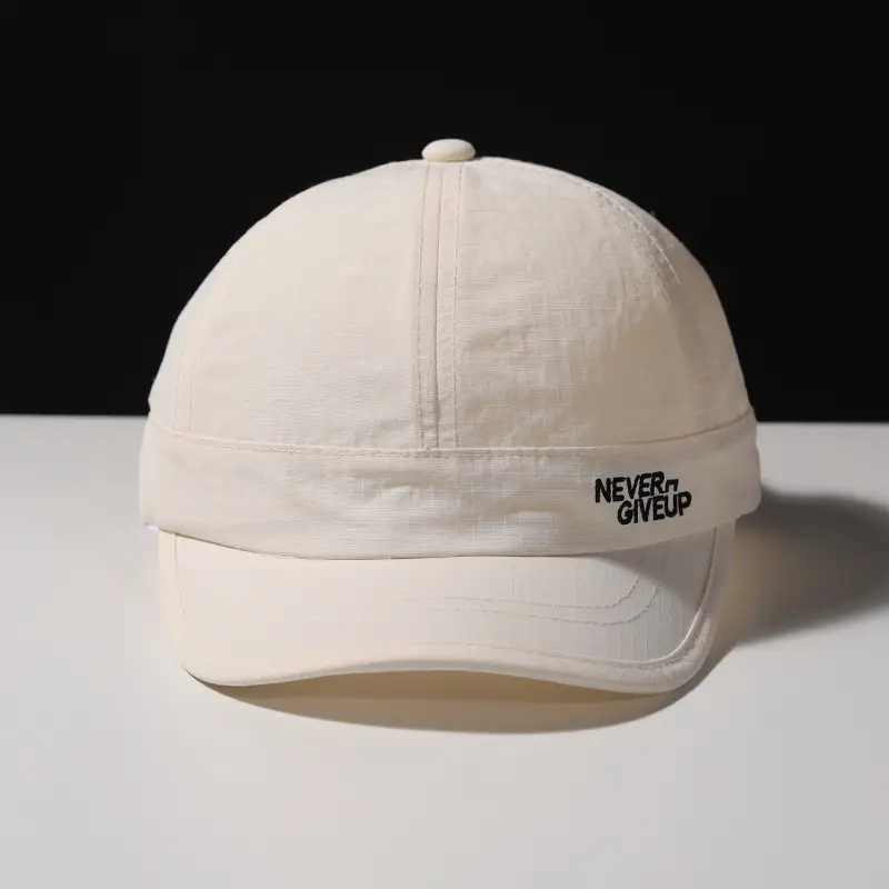 Women's Blue Waterproof Baseball Cap with "NEVER GIVE UP" Design — feature 10
