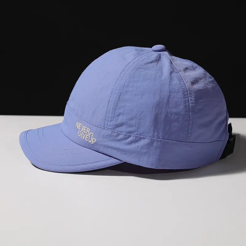 Women's Blue Waterproof Baseball Cap with "NEVER GIVE UP" Design — feature 20