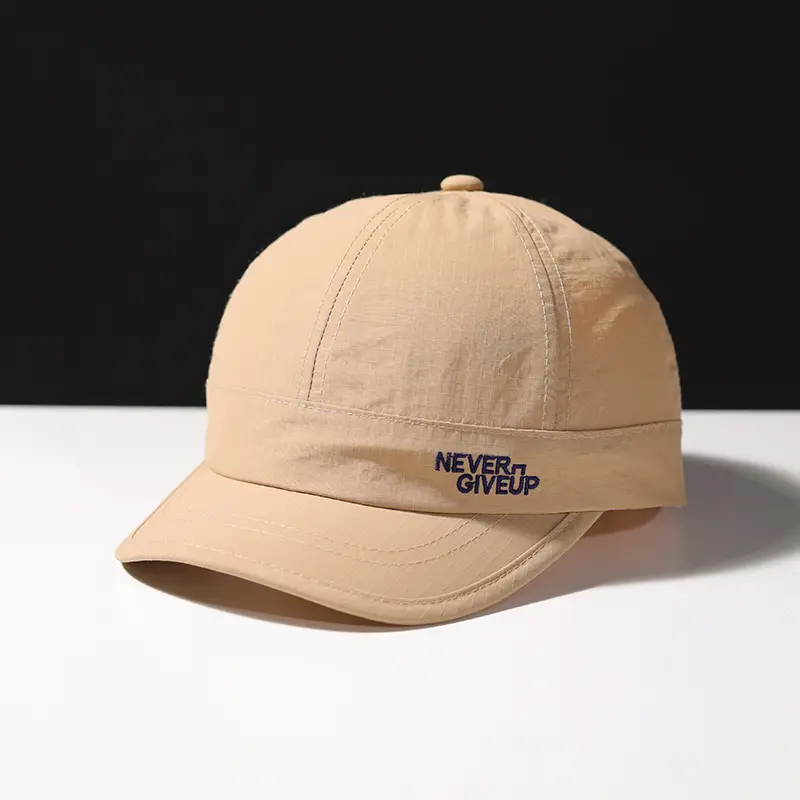 Women's Blue Waterproof Baseball Cap with "NEVER GIVE UP" Design — feature 3
