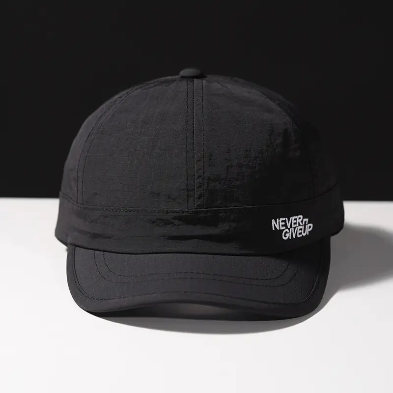 Women's Blue Waterproof Baseball Cap with "NEVER GIVE UP" Design — feature 30