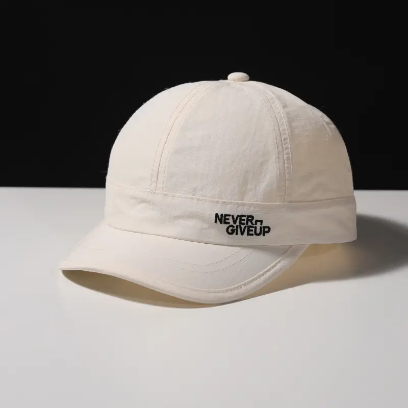 Women's Blue Waterproof Baseball Cap with "NEVER GIVE UP" Design — feature 9