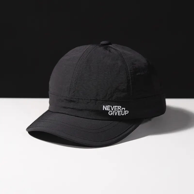Women's Blue Waterproof Baseball Cap with "NEVER GIVE UP" Design - Image 6