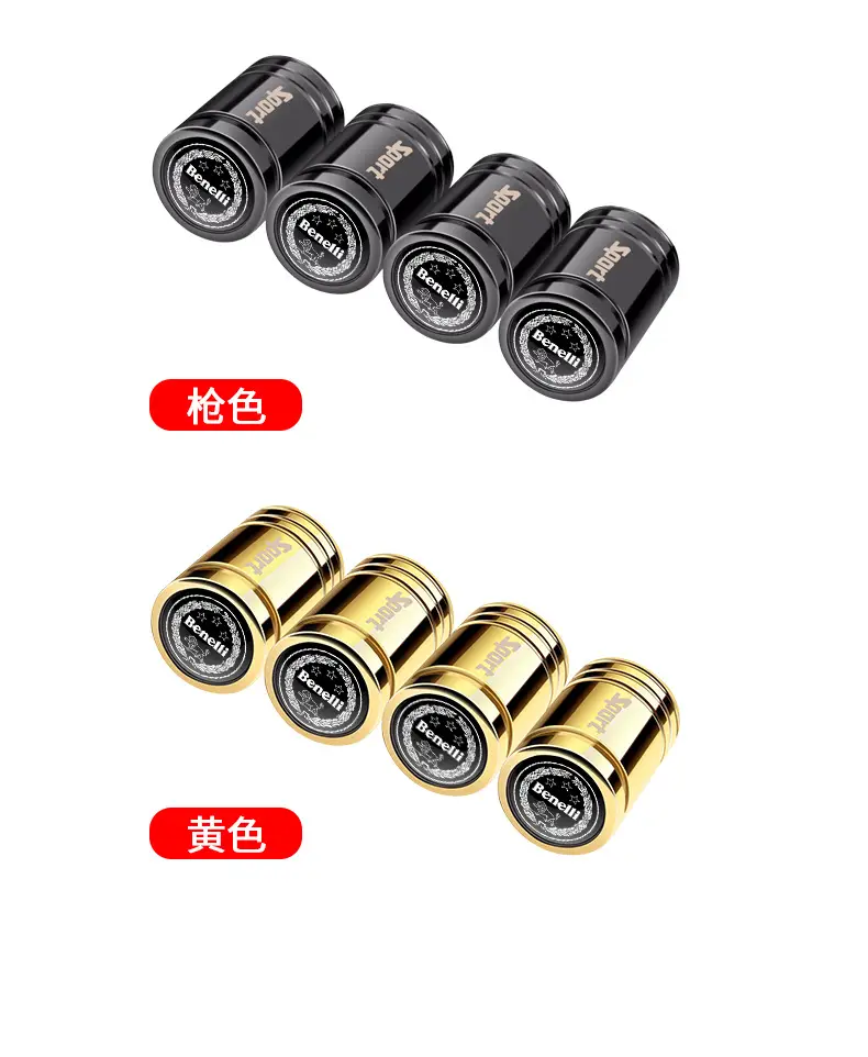 Benelli TRK702 Tire Valve Caps Silver 2-Pack — feature 10