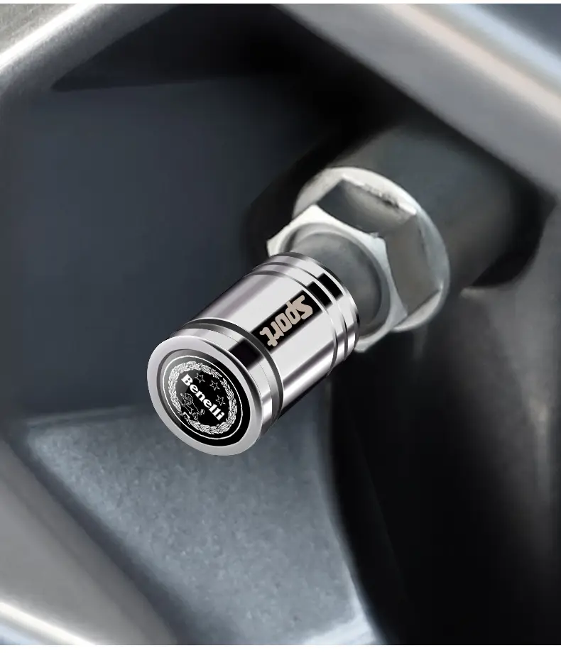 Benelli TRK702 Tire Valve Caps Silver 2-Pack — feature 13