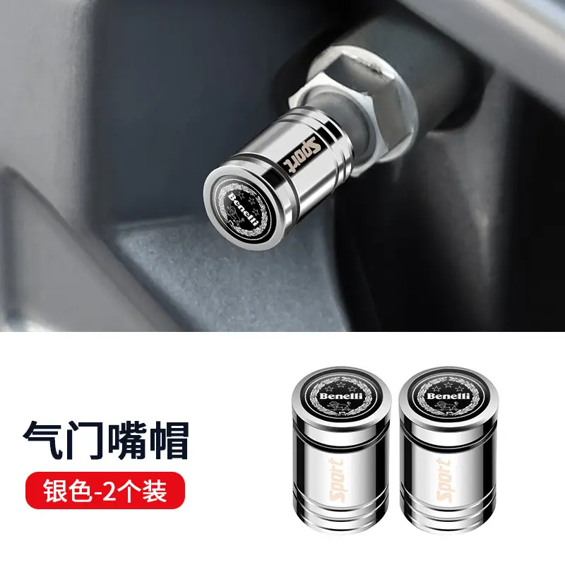 Benelli TRK702 Tire Valve Caps Silver 2-Pack - Image 3