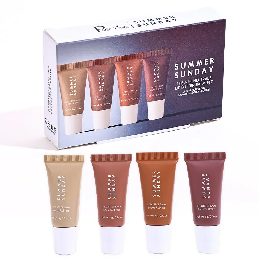Page Vine Four-Piece Lip Gloss Set with Butter Moisturizer - Image 6