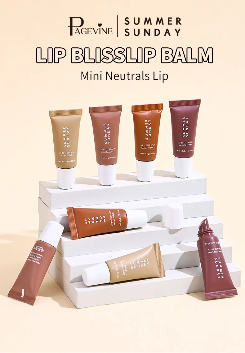 Page Vine Four-Piece Lip Gloss Set with Butter Moisturizer — feature 4