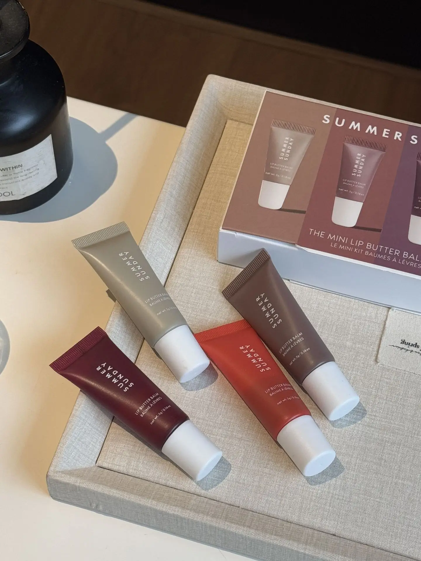 Page Vine Four-Piece Lip Gloss Set with Butter Moisturizer — feature 5