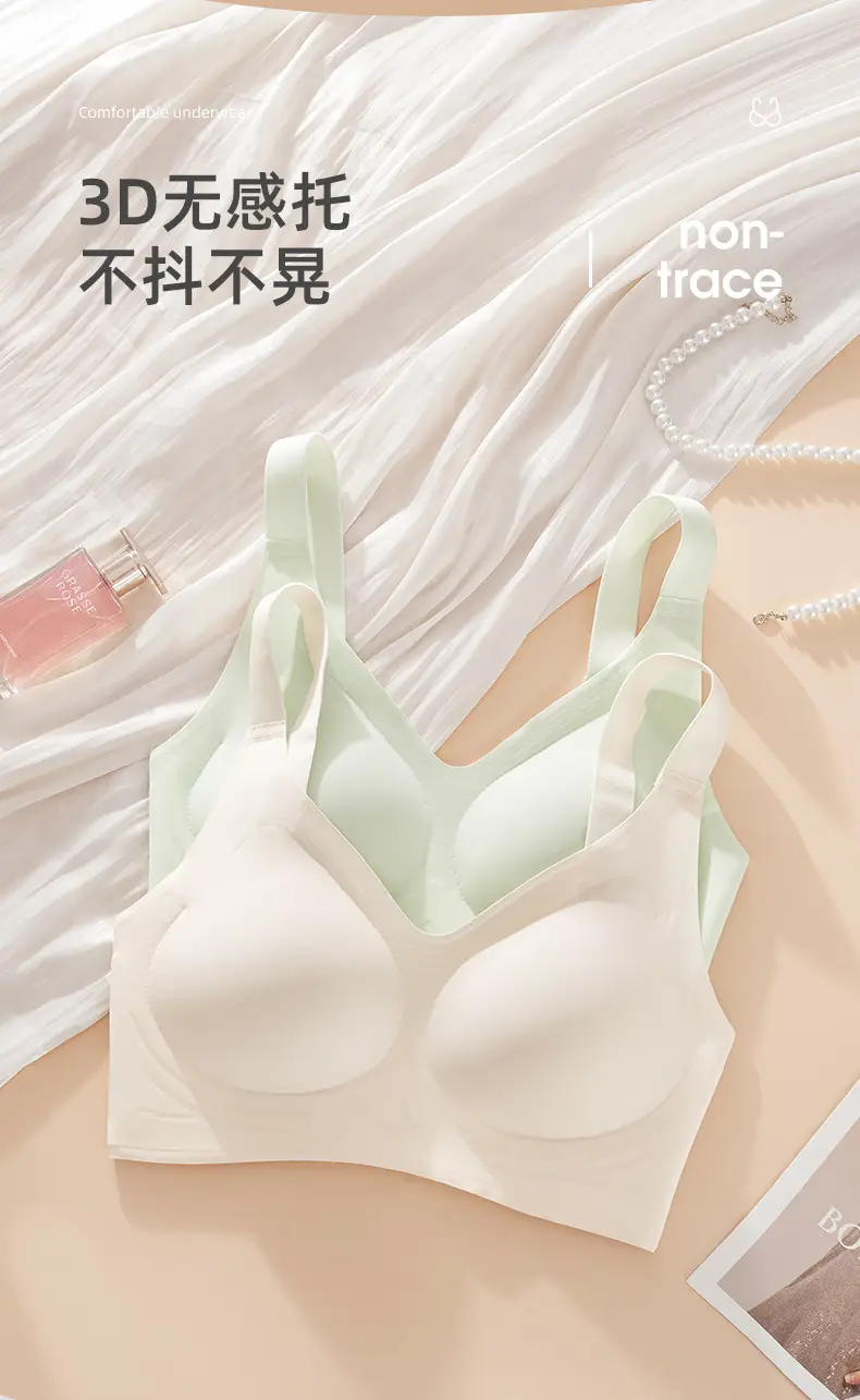 Lightweight V-Neck Non-Slip Plus Size Bra — feature 16