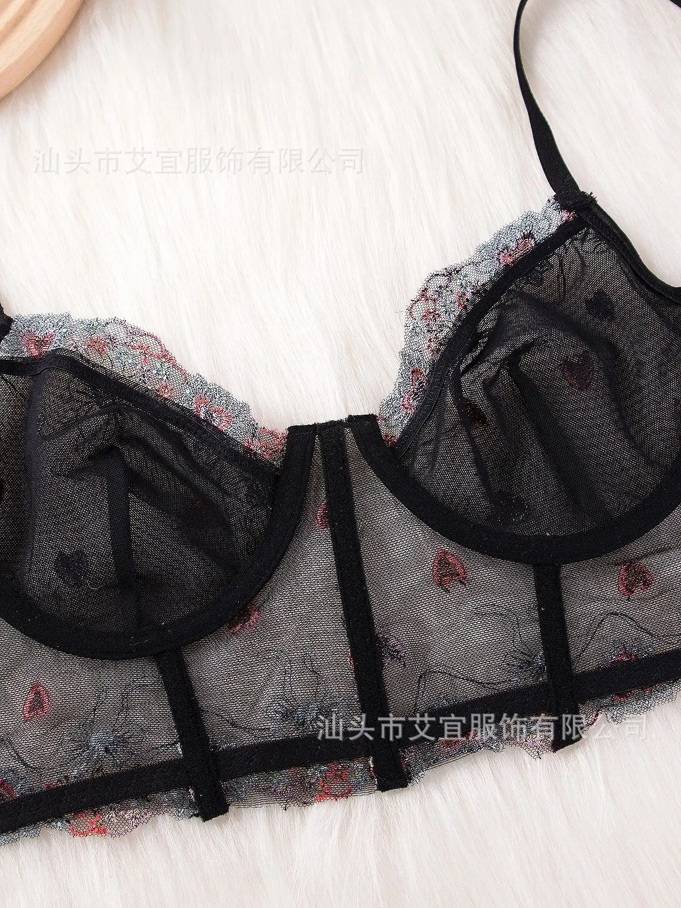European American Cross-Border Lace Underwire Push-Up Bra — feature 12