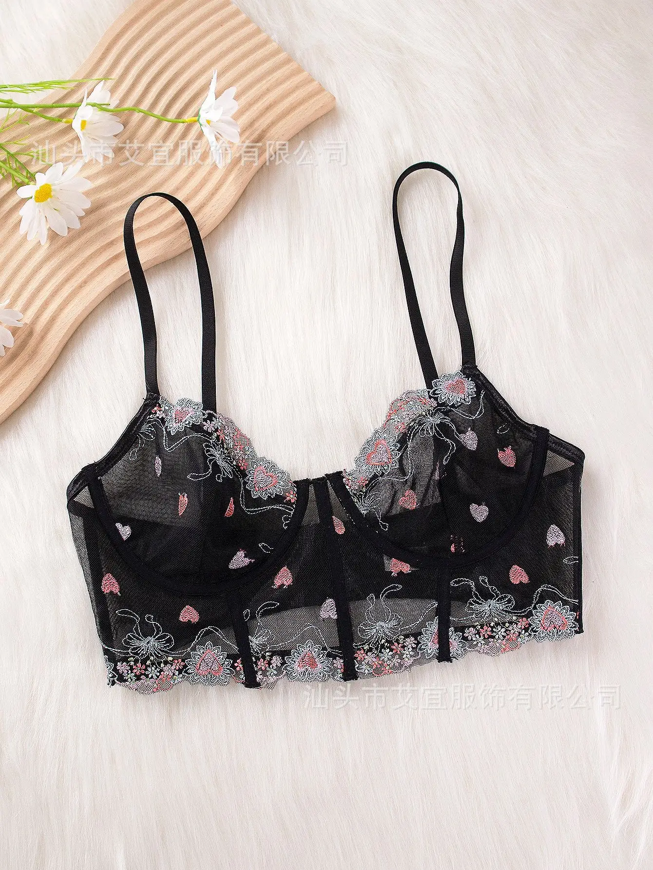 European American Cross-Border Lace Underwire Push-Up Bra — feature 7