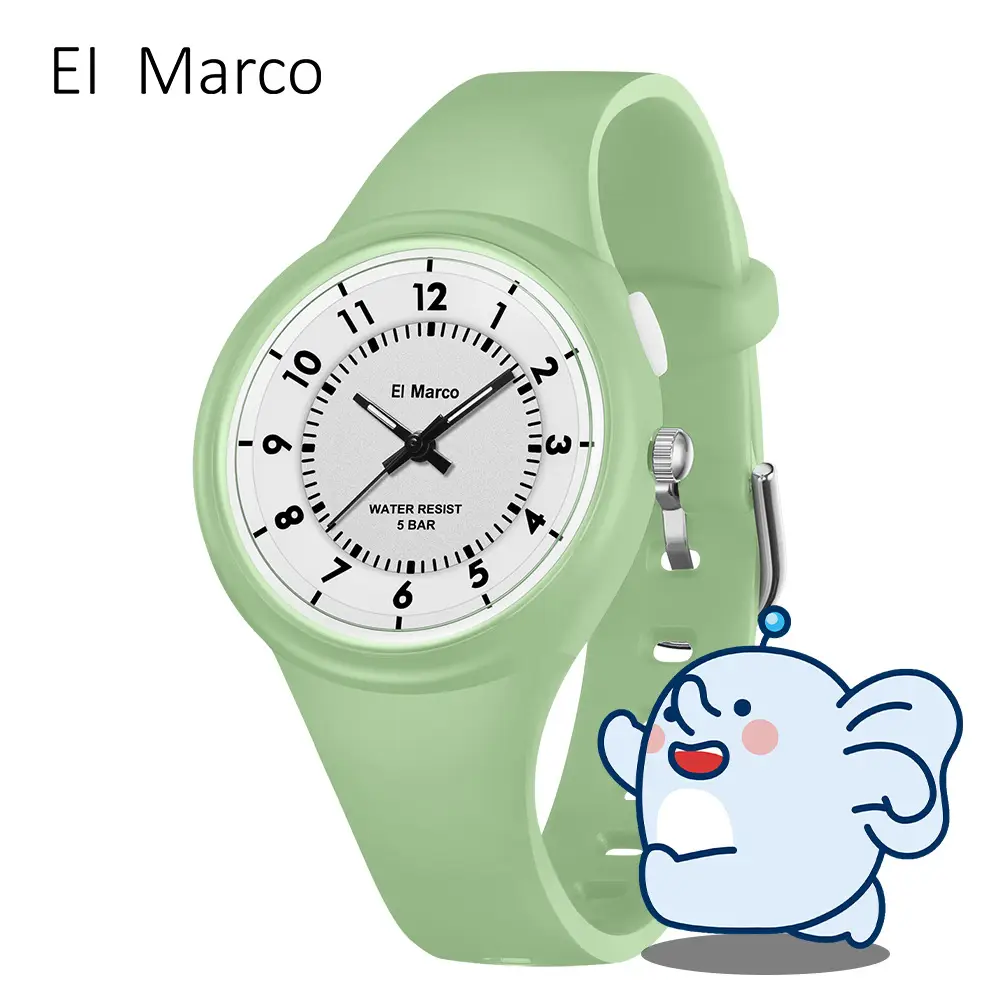 El Marco Kids Pink Water Resistant Quartz Watch - Image 23