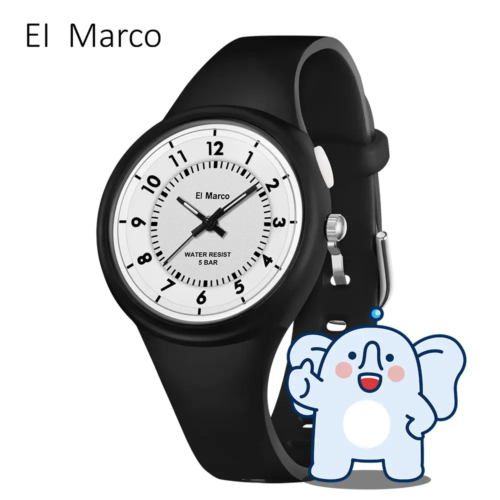 El Marco Kids Pink Water Resistant Quartz Watch - Image 27
