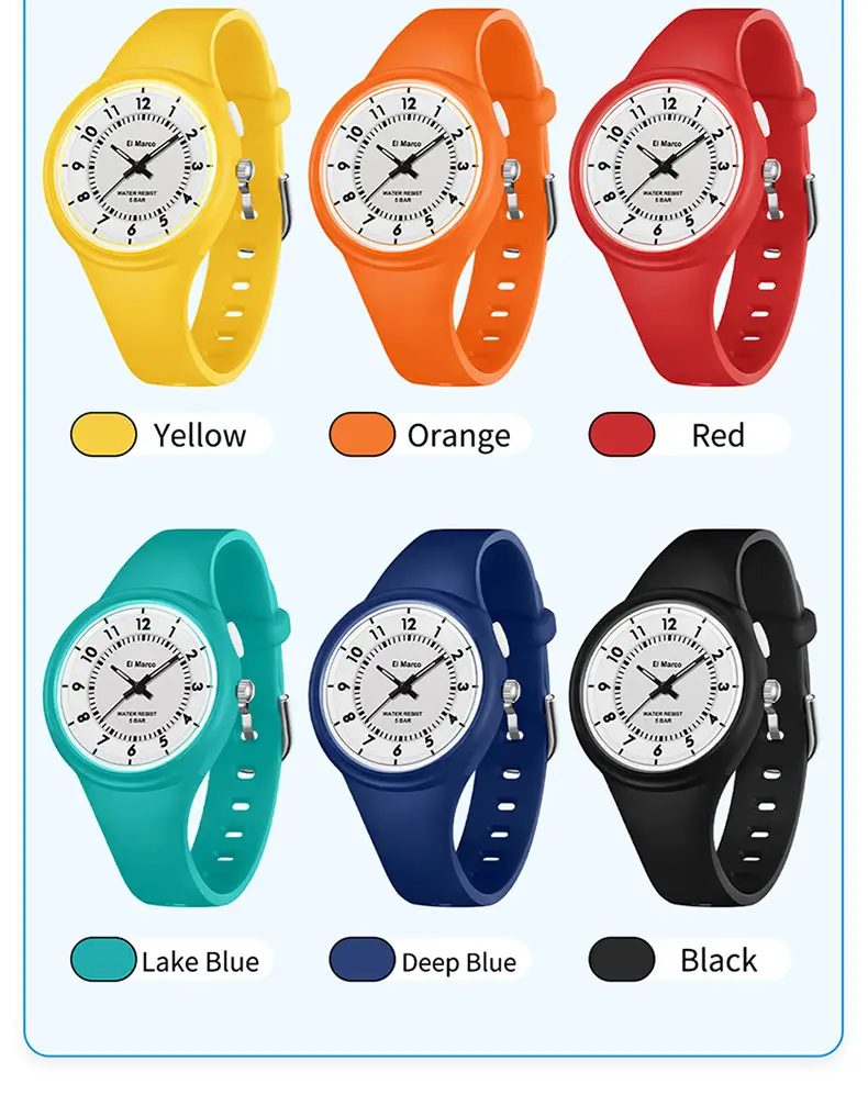 El Marco Kids Pink Water Resistant Quartz Watch — feature 30