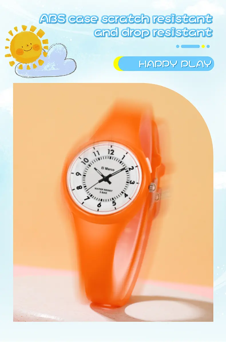 El Marco Kids Pink Water Resistant Quartz Watch — feature 33