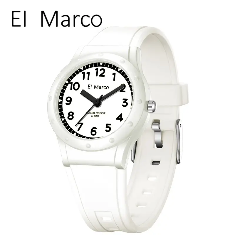 El Marco Kids Pink Water Resistant Quartz Watch - Image 16