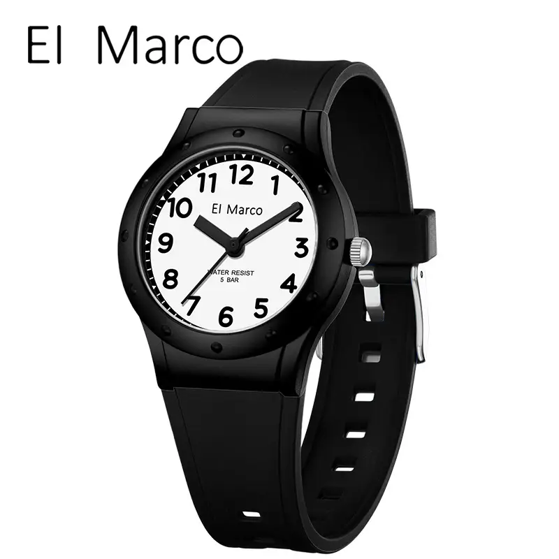 El Marco Kids Pink Water Resistant Quartz Watch - Image 17