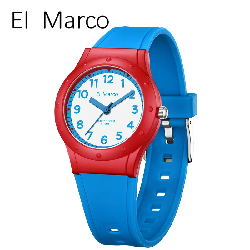 El Marco Kids Pink Water Resistant Quartz Watch - Image 21