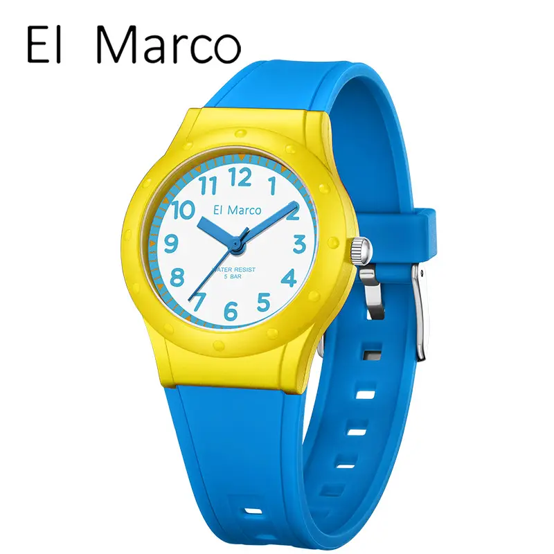 El Marco Kids Pink Water Resistant Quartz Watch - Image 22