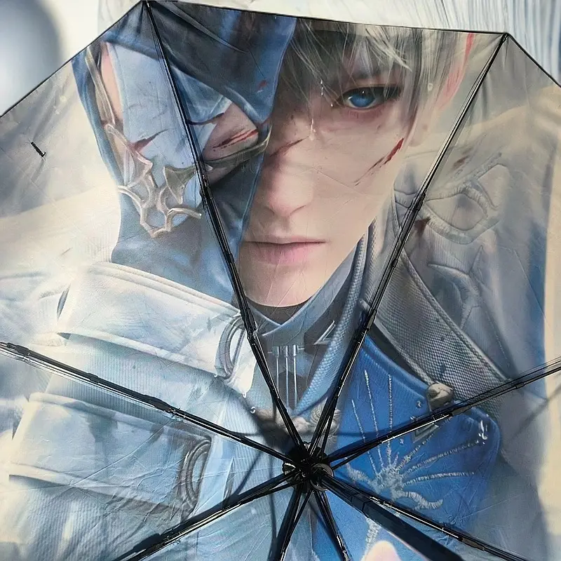 UV Black Glue Umbrella for Men Women - Image 2
