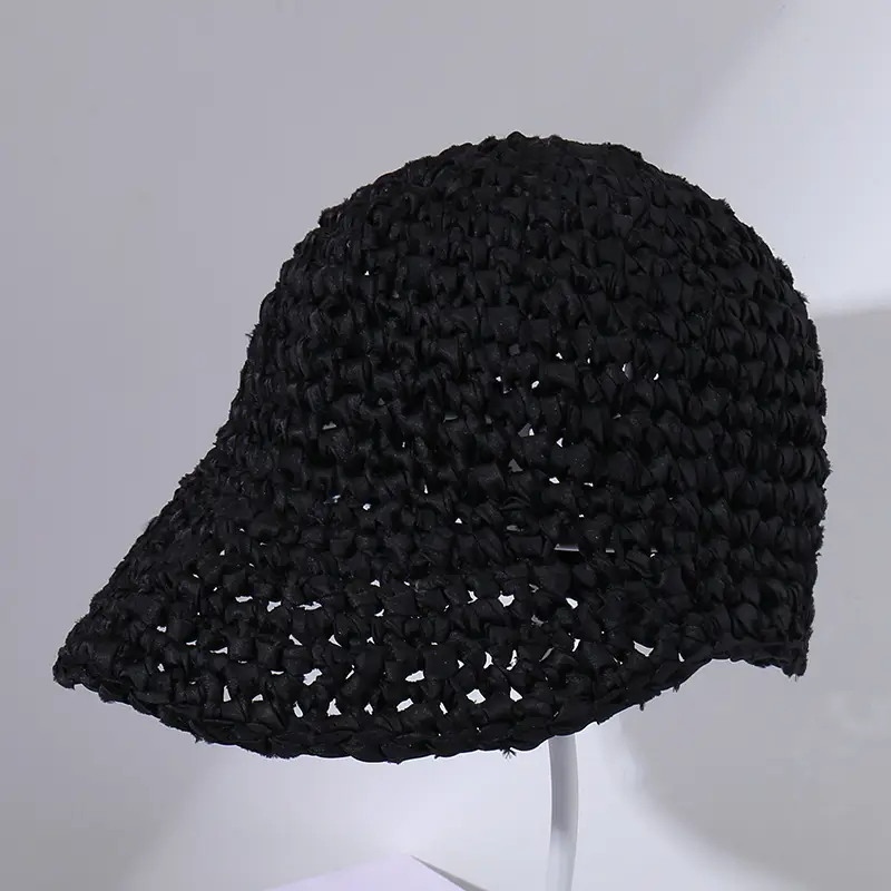 Black Ice Silk Baseball Cap for Women - Image 3