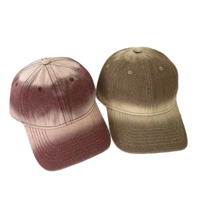 Men's Blue Gradient Denim Baseball Cap Spring Fashion - Image 11