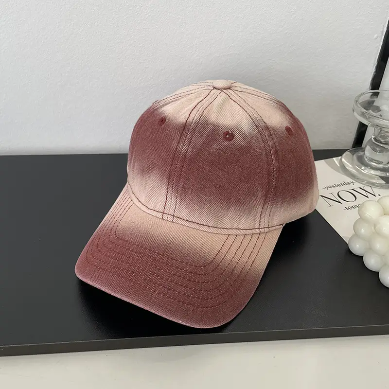 Men's Blue Gradient Denim Baseball Cap Spring Fashion - Image 5