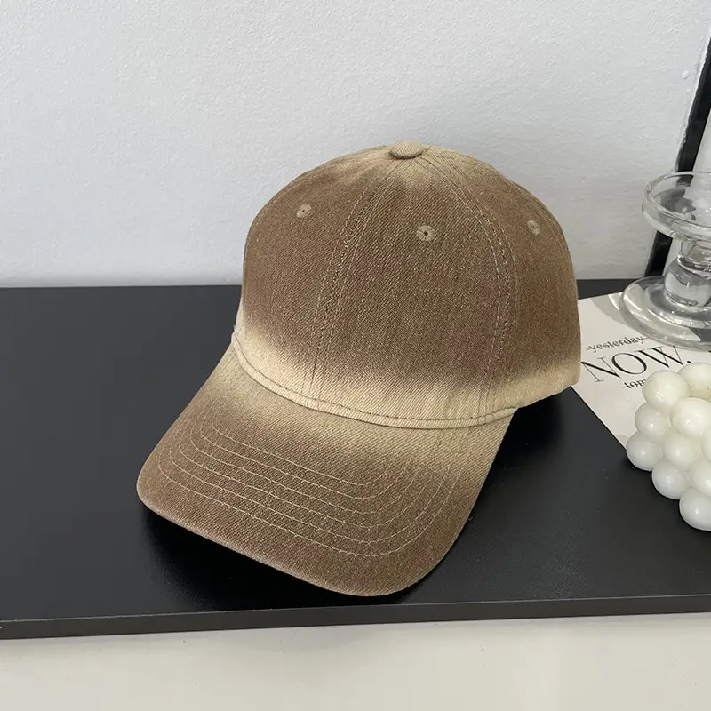 Men's Blue Gradient Denim Baseball Cap Spring Fashion - Image 6