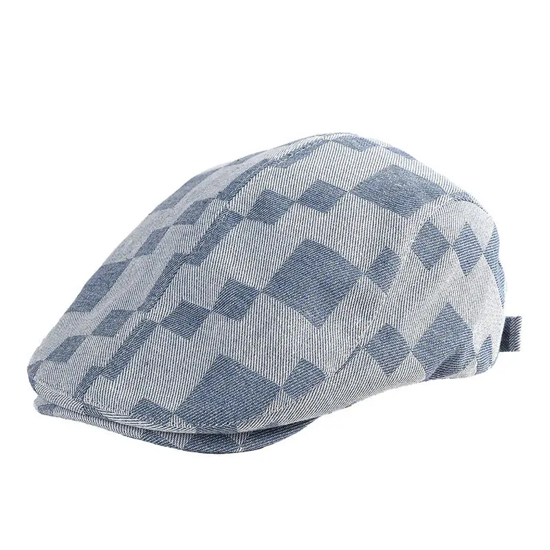 2025 British Retro Plaid Beret Cap for Men Women - Image 6